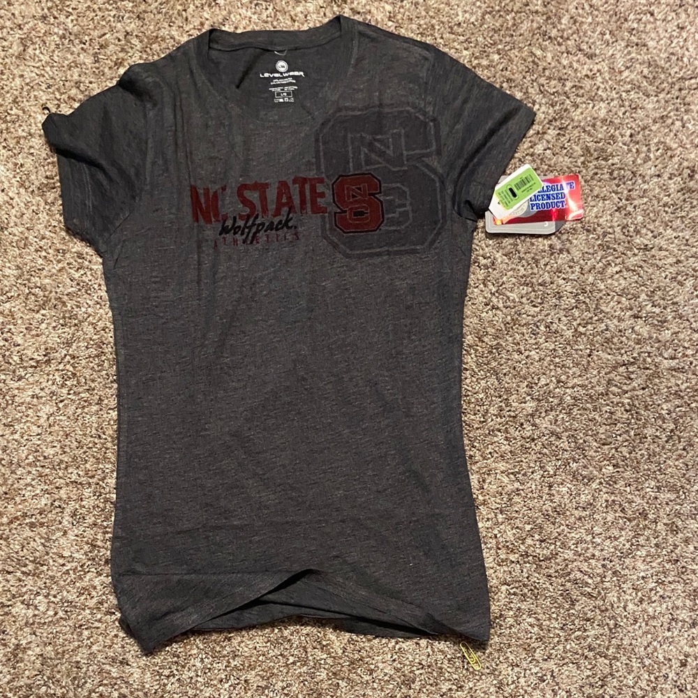 NC State Wolfpack Women's Short Sleeve Tee - Black